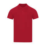 Unisex polo van piqué katoen met korte mouwen 180 g/m² kleur rood  negende weergave