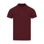 Unisex polo van piqué katoen met korte mouwen 180 g/m² kleur granaat  negende weergave