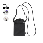 RPET-schoudertas met RFID-bescherming en kabelfunctie