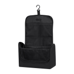 Reistoilettas van synthetisch leer met ophanghaak derde weergave