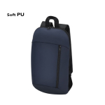 Zakelijke rugzak van synthetisch leer met ritssluiting