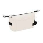 Toilettas van kunstleer met rits en zijhandgreep tweede weergave