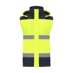 Unisex high-visibility jas tegen regen en wind met capuchon tweede weergave