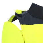 Unisex high-visibility jas tegen regen en wind met capuchon derde weergave