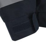 Unisex high-visibility jas tegen regen en wind met capuchon zesde weergave