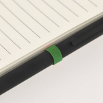 A5-gelijnd notitieboek van gerecycled karton met harde kaft vierde weergave