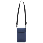 Schoudertas van synthetisch leer met  verstelbare band kleur marineblauw  negende weergave