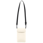 Schoudertas van synthetisch leer met  verstelbare band kleur naturel  negende weergave