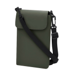 Schoudertas van synthetisch leer met  verstelbare band tweede weergave