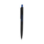 Pen met stylus en drukknop met lasergravure kleur blauw  negende weergave