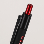 Pen met stylus en drukknop met lasergravure vierde weergave