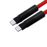 RPET-polyster telefoonlanyard met geïntegreerde oplaadkabel vierde weergave