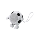Dansende speaker met voetbaldesign en draaghendel