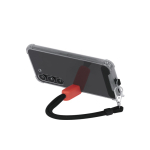 Verstelbare telefoonpolsband met karabijnhaak en standaard tweede weergave