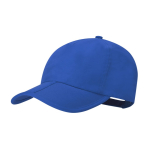 5-panel microvezel pet met verstelbare klittenbandsluiting kleur blauw  negende weergave