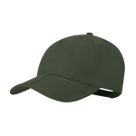 5-panel microvezel pet met verstelbare klittenbandsluiting kleur groen  negende weergave