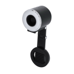 Ringlamp met ventilator en telefoonhouder 500mAh tweede weergave