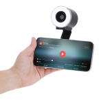 Ringlamp met ventilator en telefoonhouder 500mAh achtste weergave