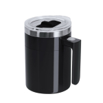 RVS mengbeker met schuifdeksel 400 ml tweede weergave