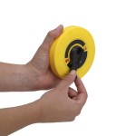 Rolmaat met slinger en schaal in cm en inches 15m vierde weergave