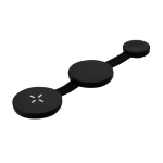 Magnetische en opvouwbare 3-in-1 draadloze oplader met USB-C kleur zwart  negende weergave