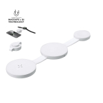 Magnetische en opvouwbare 3-in-1 draadloze oplader met USB-C