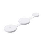 Magnetische en opvouwbare 3-in-1 draadloze oplader met USB-C tweede weergave