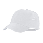 5-panel microvezel pet met perforaties achteraan kleur wit  negende weergave