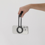 Opvouwbare telefoonhouder met karabijnhaak, meerdere hoogte