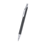 Aluminium balpen met transparante details, blauwe inkt tweede weergave