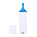 Fluorescerende markeerstiften in meerdere kleuren met etui kleur blauw  negende weergave