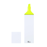 Fluorescerende markeerstiften in meerdere kleuren met etui kleur geel  negende weergave