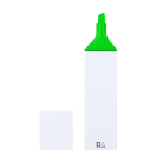 Fluorescerende markeerstiften in meerdere kleuren met etui kleur groen  negende weergave