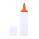 Fluorescerende markeerstiften in meerdere kleuren met etui kleur oranje  negende weergave