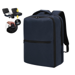 Reisrugzak met geïntegreerde vacuümpomp en trolleyband