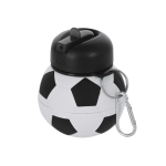 Opvouwbare plastic bidon met voetbaldesign 550 ml tweede weergave