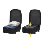 Uitschuifbare nylon vacuümrugzak met geïntegreerde pomp zevende weergave