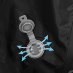 Uitschuifbare nylon vacuümrugzak met geïntegreerde pomp negende weergave