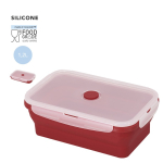 Opvouwbare lunchbox met doorschijnend deksel 1,2 L