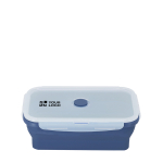 Opvouwbare lunchbox met doorschijnend deksel 1,2 L met jouw bedrukking