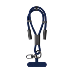 RPET-polsband met oplaadkabel en dataoverdracht 60W kleur marineblauw  negende weergave