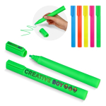 Gigantische fluo markeerstift met geparfumeerde inkt