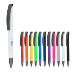 Plastic draaibalpen met zachte afwerking en blauwe inkt