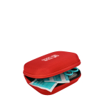 EHBO-kit in zachte rubberen etui volgens EU-norm met afdrukgebied