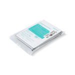 Nooddeken in compact formaat volgens Europese normen kleur zilver vierde weergave