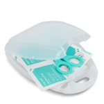 Compacte EHBO-set 10-delig in kunststof etui kleur wit