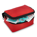 EHBO-set met klittenband volgens Europese normen kleur rood