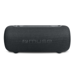 Waterbestendige Bluetooth-speaker met draagriem Muse kleur zwart tweede weergave