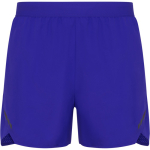 Ademende hardloopbroek voor heren van polyester 110 g/m² kleur koningsblauw eerste gebruiksweergave