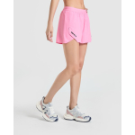 Ademende dames polyester hardloopshort 110 g/m² Roly Direct Stratos kleur rose paztel derde gebruiksweergave